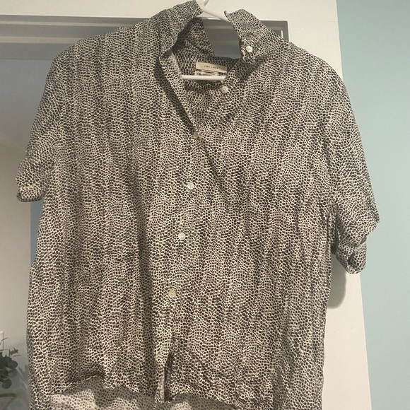 Christian Siriano Linen Blouse - Picture 1 of 6